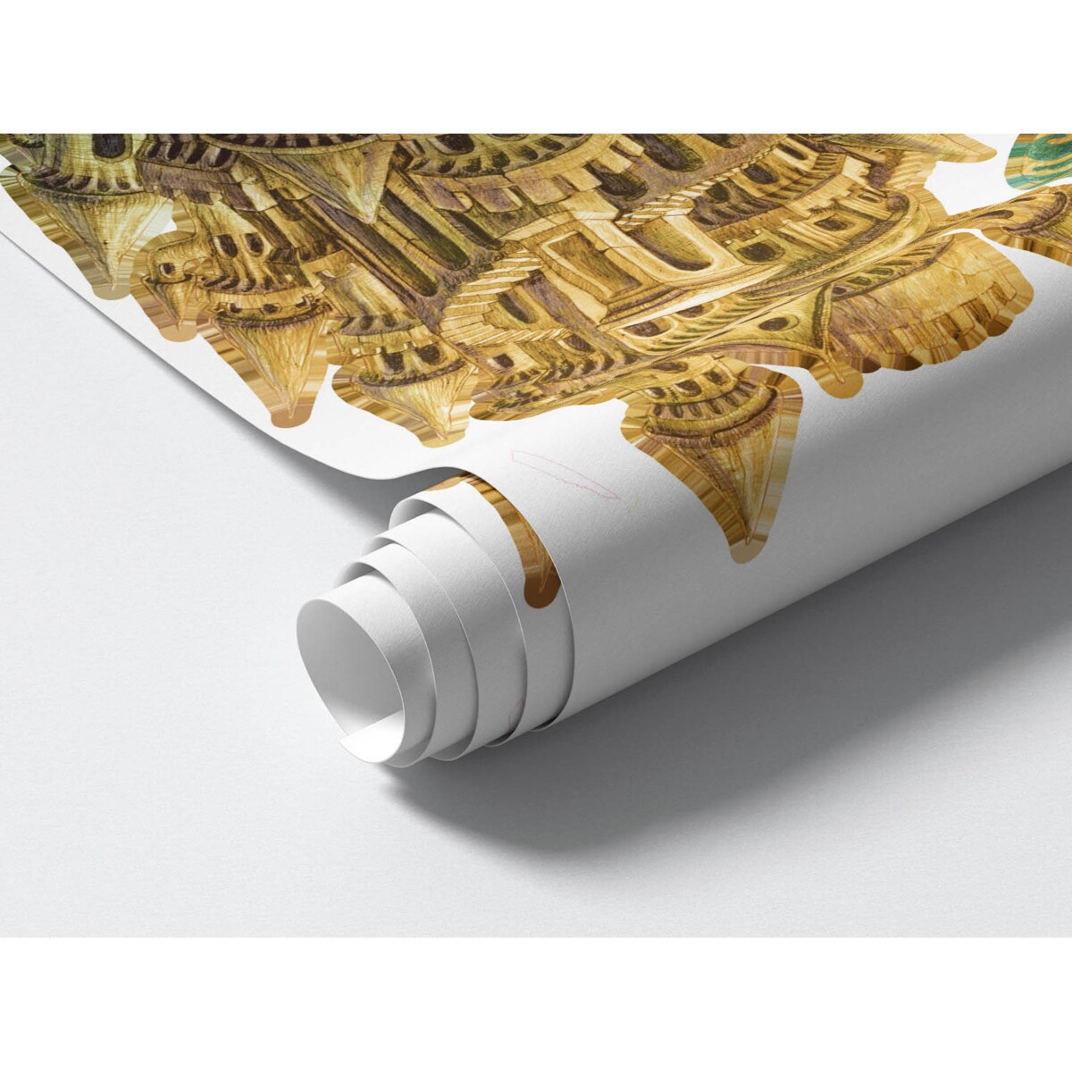 Zestaw naklejek na ścianę, Bajkowe stworzenia, 130cm