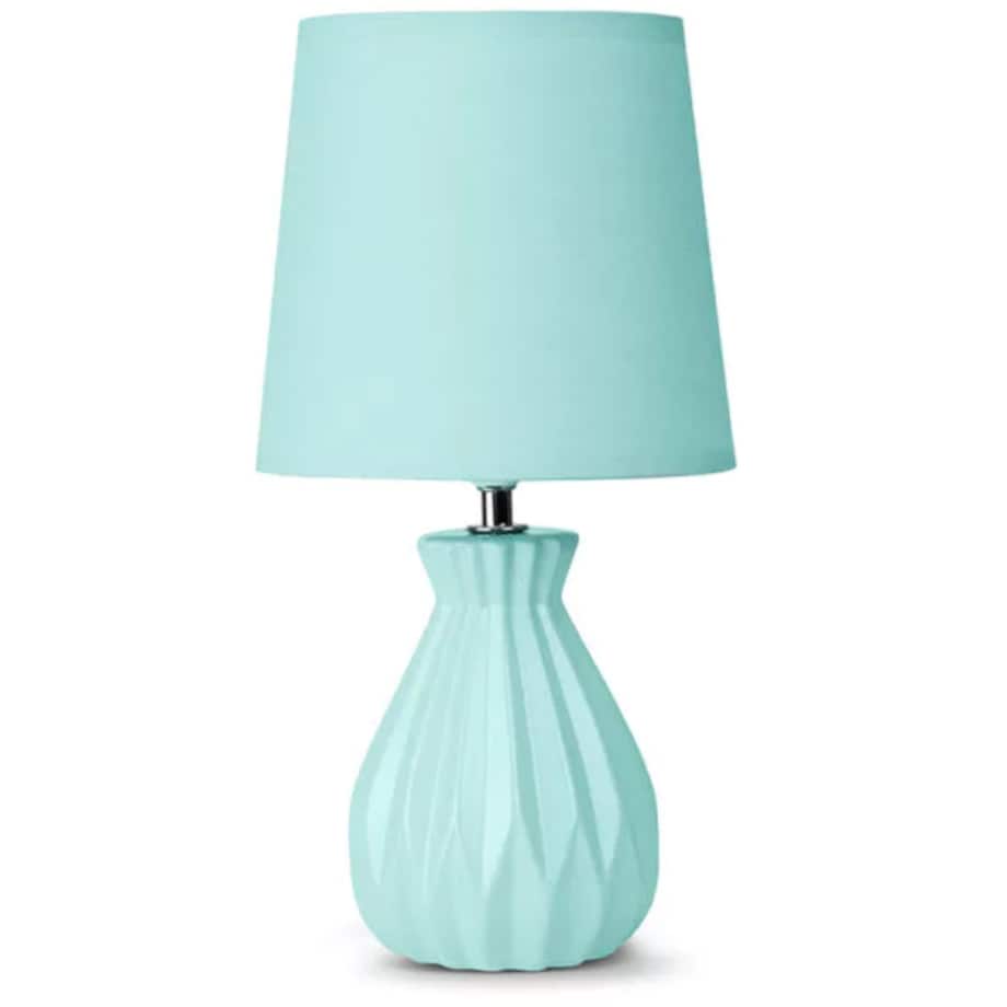 KONSIMO SOTER Lampa stołowa kolor miętowy