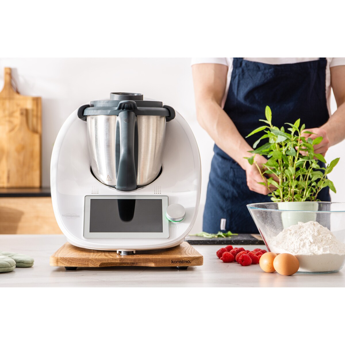 KONSIMO COQUERE Talerz Thermomix, dąb olejowany