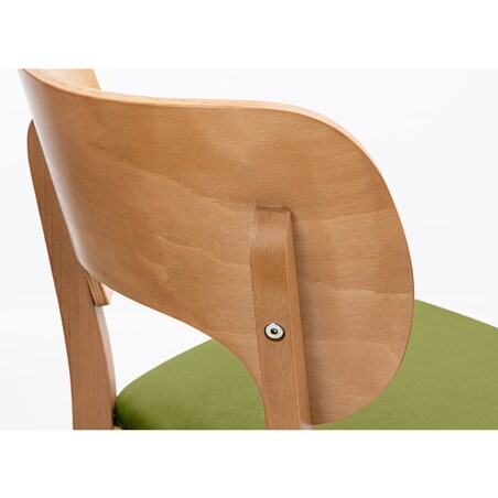 KONSIMO LYCO loftowe krzesła 2 sztuki zielone