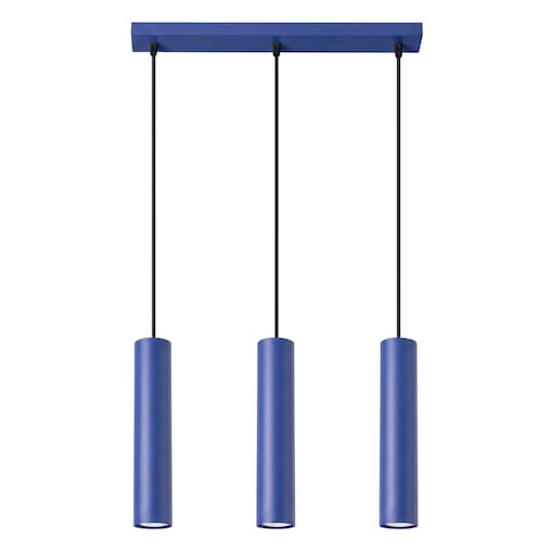 Lampa wisząca LAGOS 3L ultramaryna