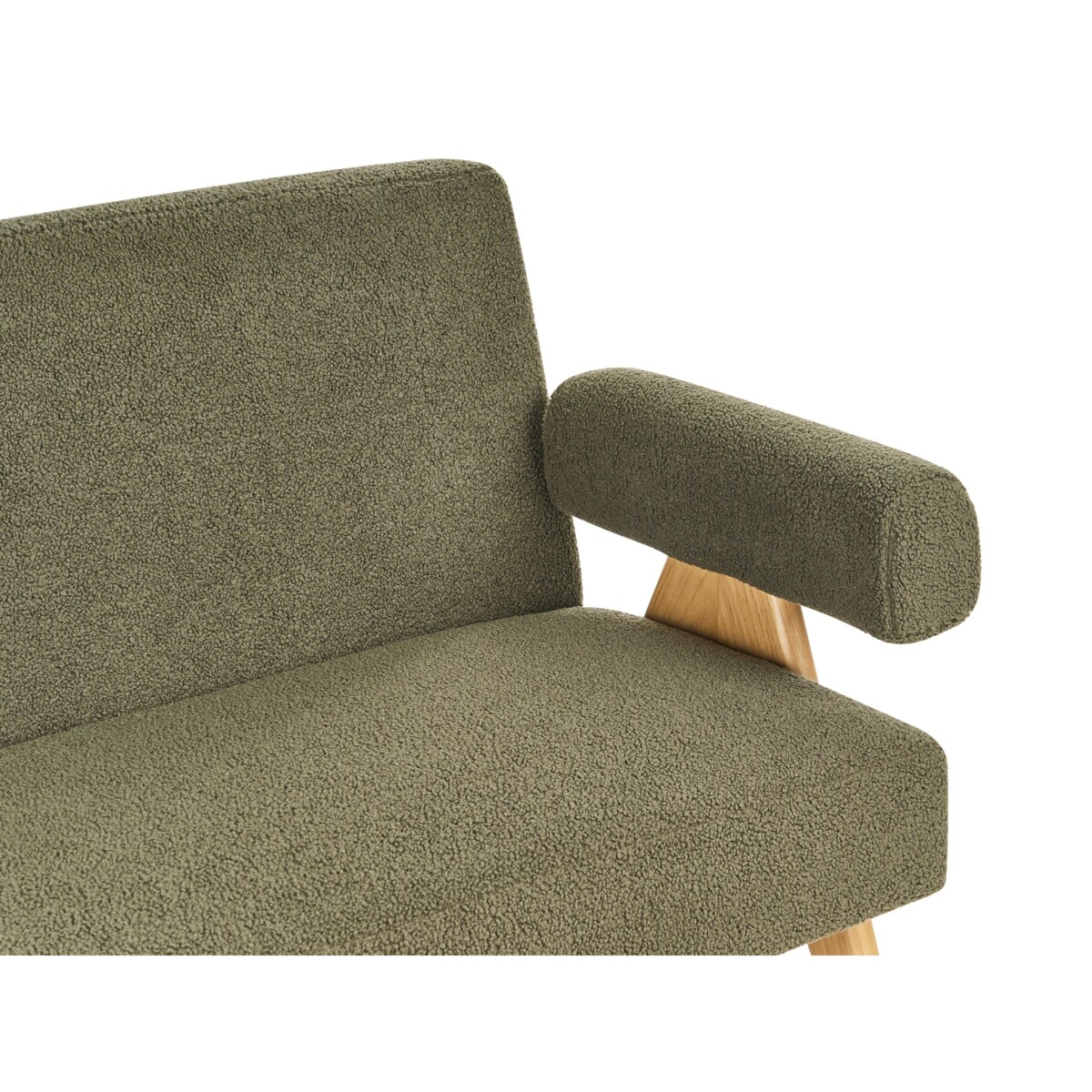 Sofa TAMRE Boucle Zielony dla 2 osób