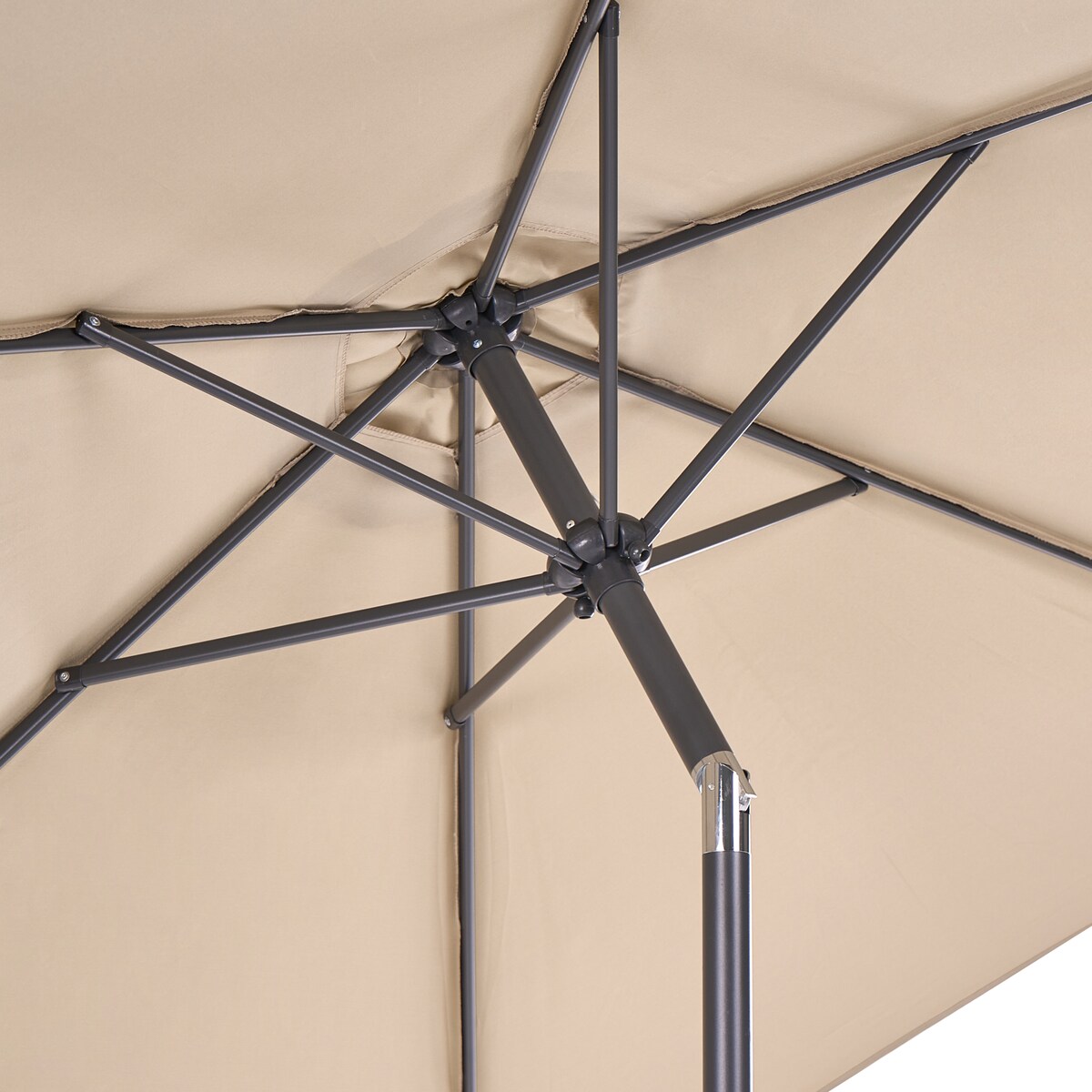 Parasol ogrodowy 266 cm VARESE Beżowy