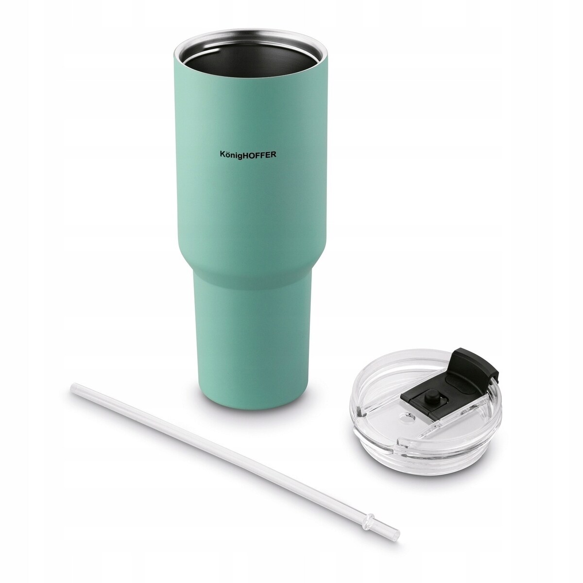 Kubek termiczny ze słomką 1,2 L na napoje kawę HERBATĘ KOKTAJL shake box