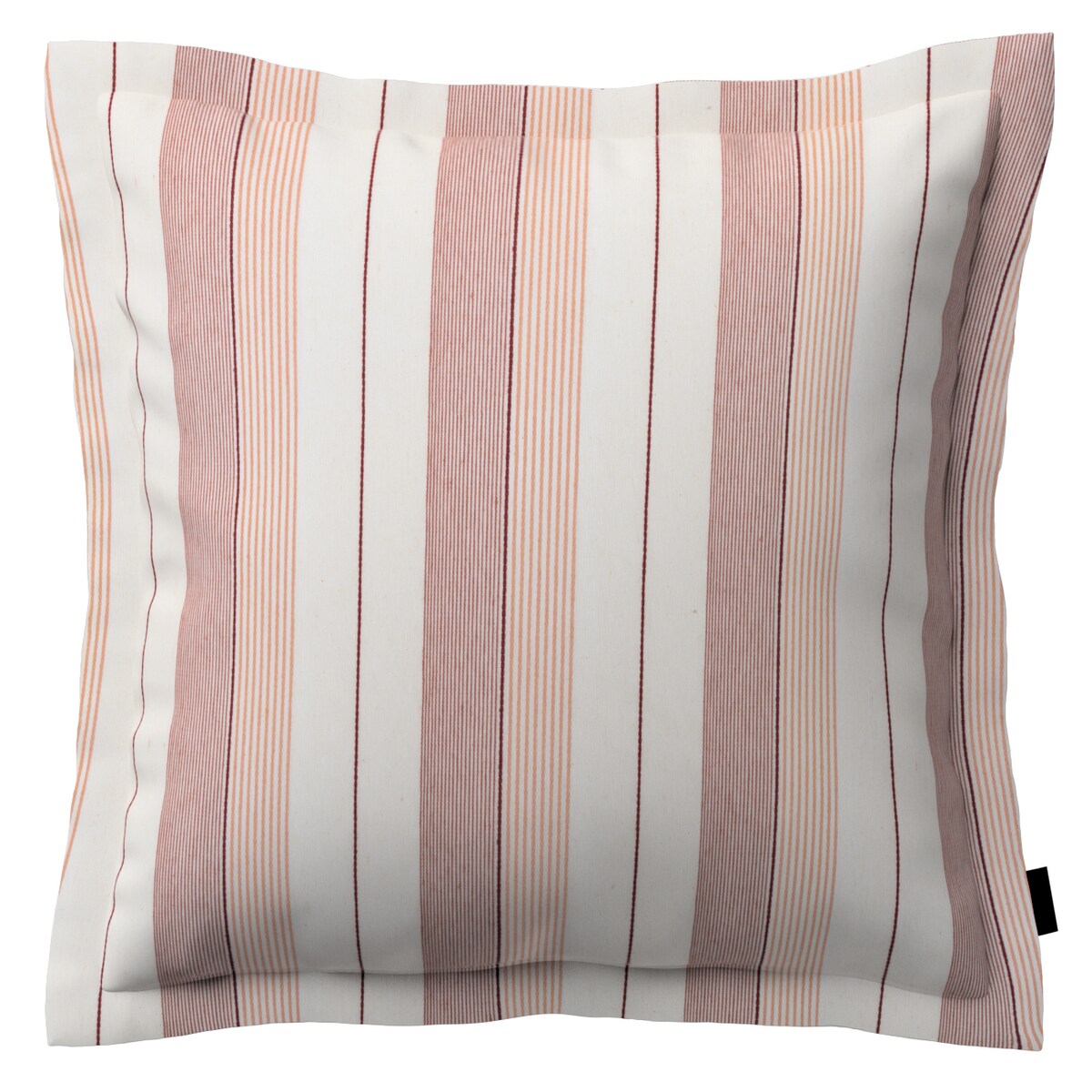 Poszewka Mona na poduszkę 45x45 czerwone pasy