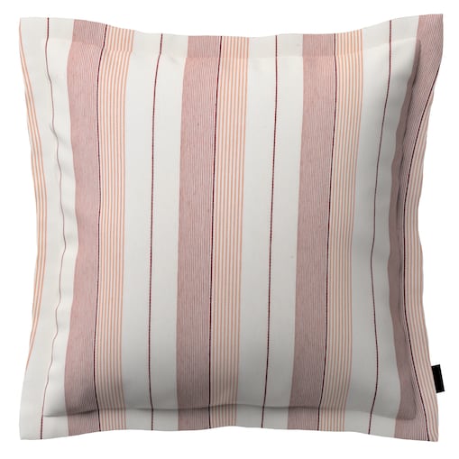 Poszewka Mona na poduszkę 45x45 czerwone pasy