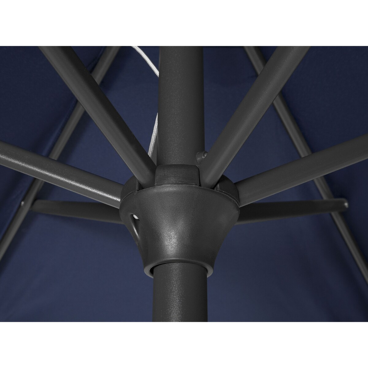 Parasol ogrodowy ⌀ 270 cm granatowy VARESE