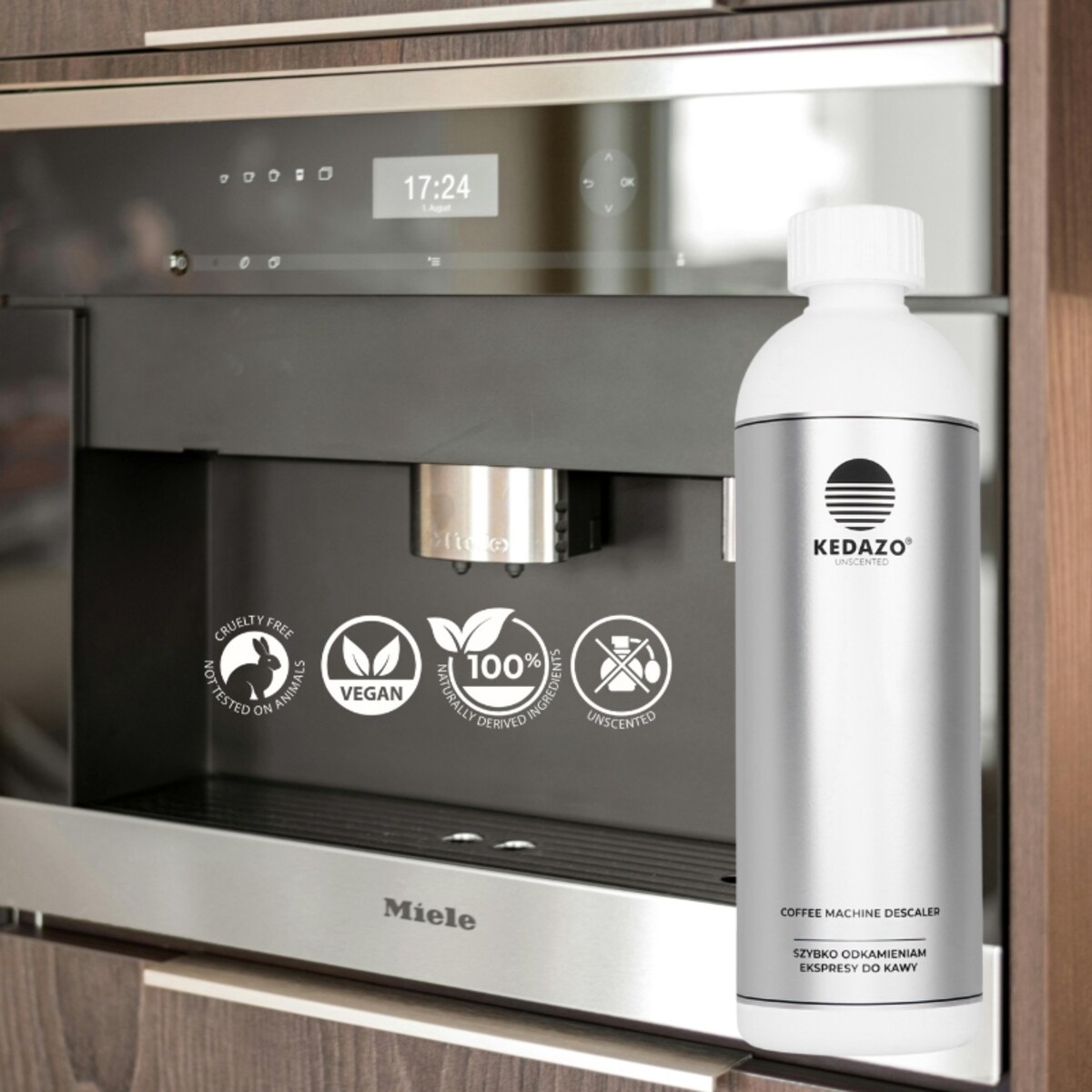 Odkamieniacz do ekspresów do kawy - KEDAZO Coffee Machine Descaler — 100% naturalny, bezzapachowy