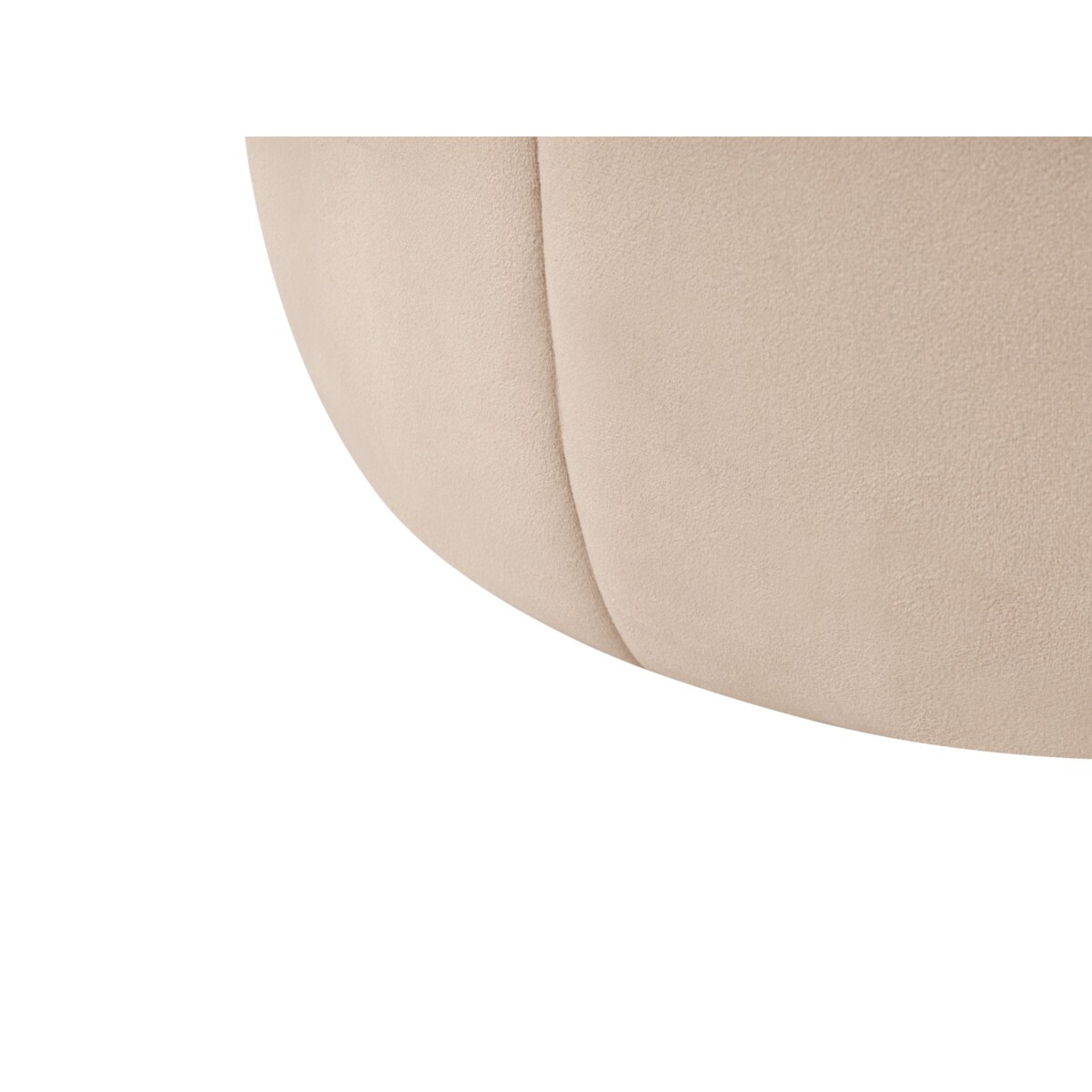 Puf SELBY Welur Beżowy