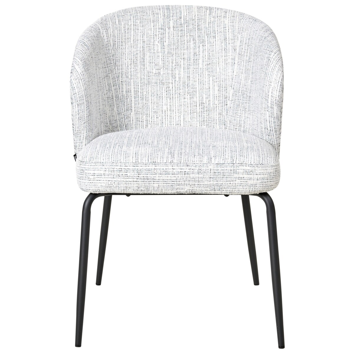 Zestaw 2 krzeseł do jadalni ZANA  Biały/ niebieski