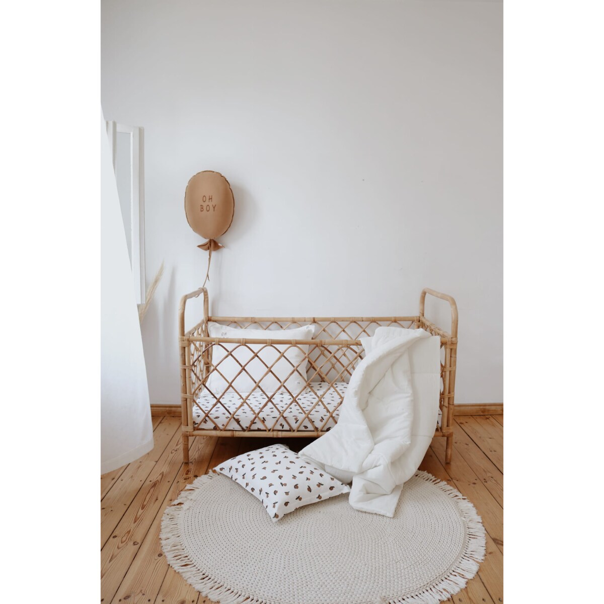 KOŁDERKA WASHED COTTON Z WYPEŁNIENIEM ECRU - XXL