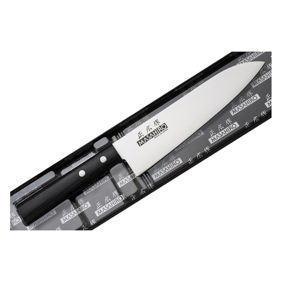 Masahiro nóż Sankei Chef 180mm czarny 35842