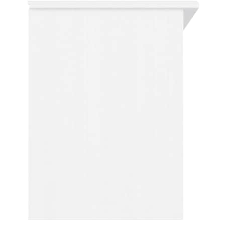 vidaXL Ławka ze schowkiem na buty ALTA, biała, 100x35x45 cm, sosna