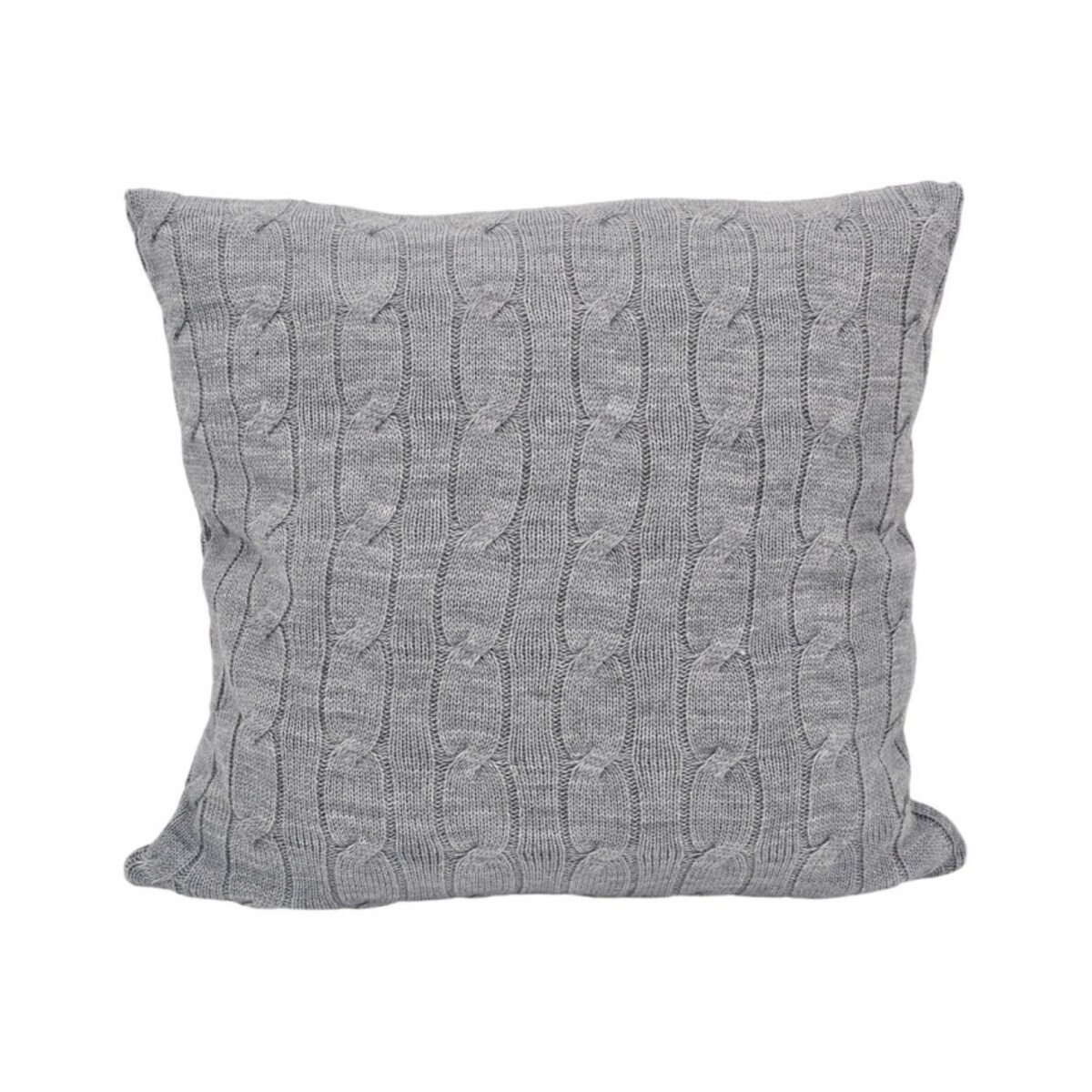 Poszewka dzianinowa na poduszkę 45x45 cm – VERONA POPIEL