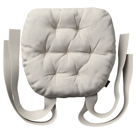 Poduszka na krzesło Marcin, melanż szaro-beżowy, 40 x 37 x 8 cm, Loneta