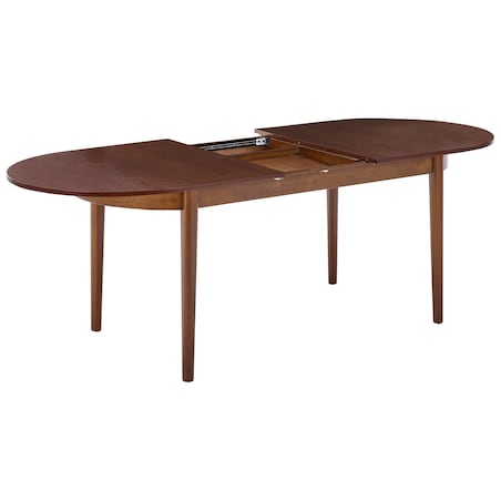 Stół do jadalni rozkładany LARTO Jesion ciemny 180/220 cm 90 cm