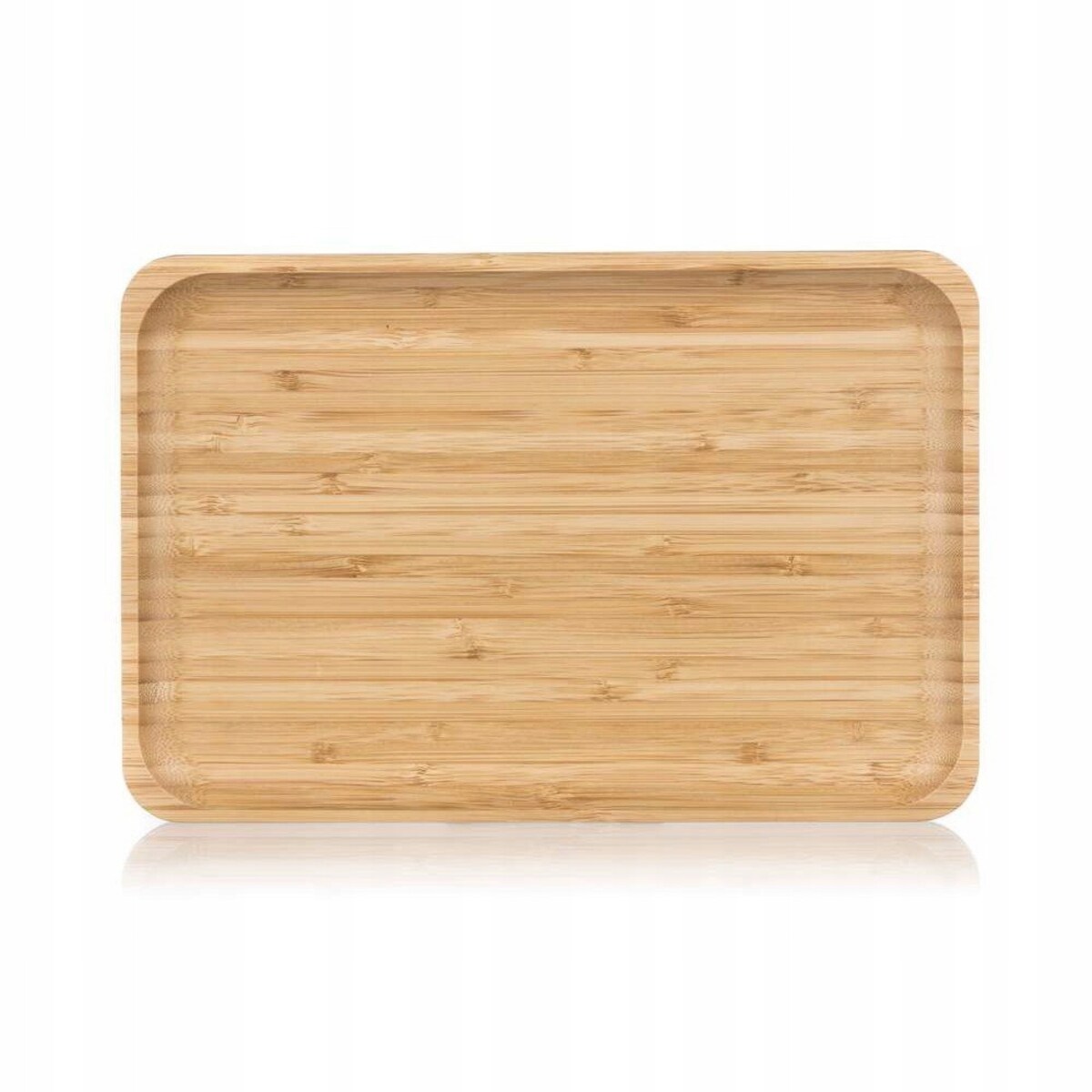 PATERA TACA na jedzenie przekąski z bambusa BAMBUSOWY talerz półmisek 28 cm