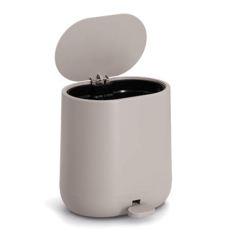 Kosz łazienkowy 6 litrów 26,5x26x22,5 cm DINKA beżowy