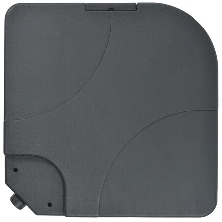 vidaXL Parasol ogrodowy z przenośną podstawą, taupe