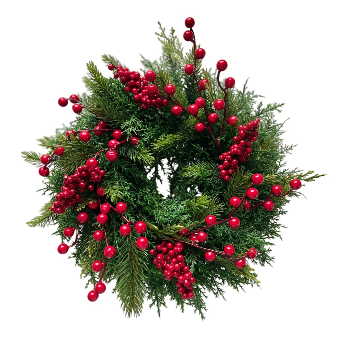 Wianek świąteczny wieniec BOŻE NARODZENIE ozdobny 35 cm na drzwi