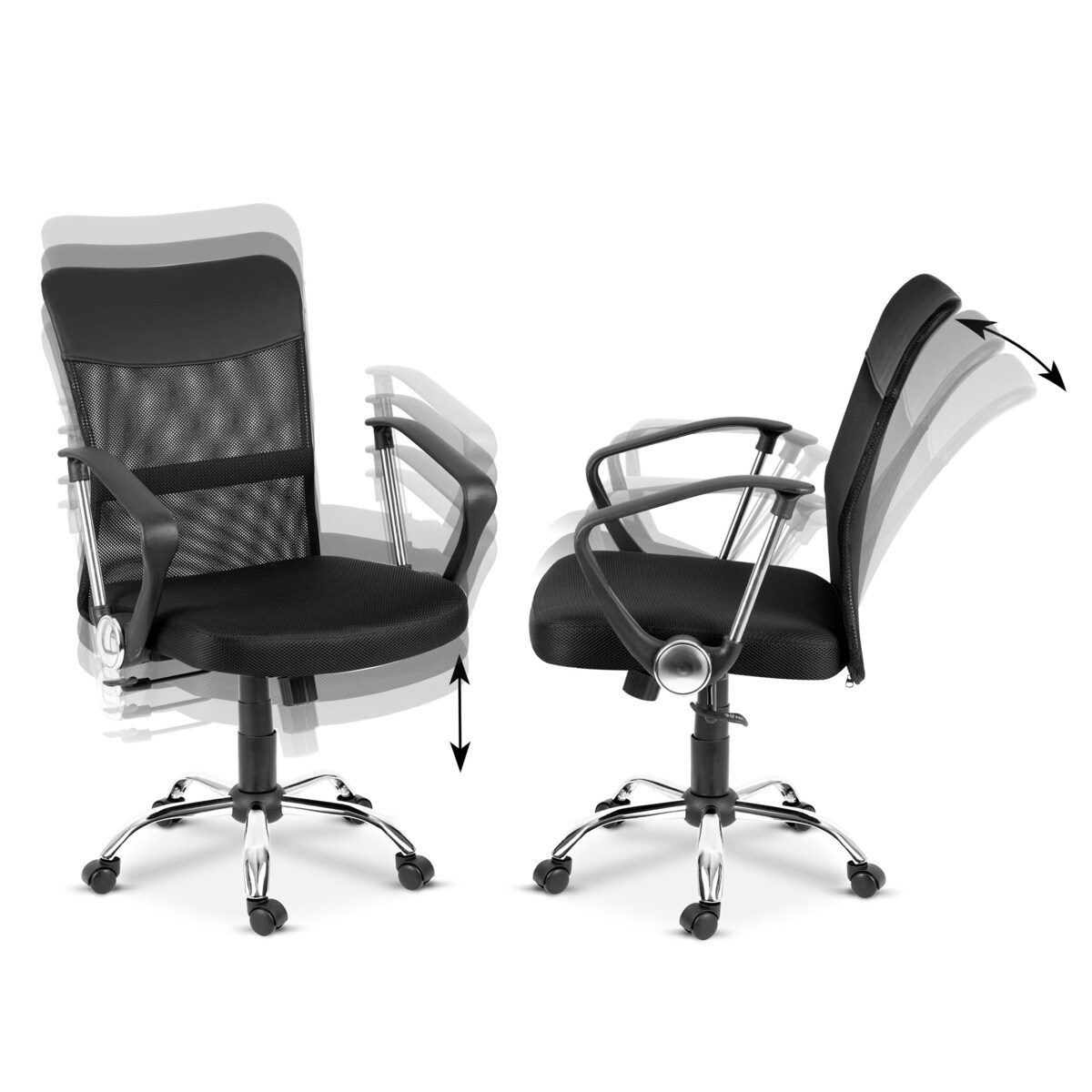 Fotel biurowy obrotowy krzesło Vensi mikrosiatka Sofotel