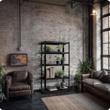 Regał metalowy magazynowy Humberg HR-851 5 półek 180x90x40cm 875kg 2w1 4851