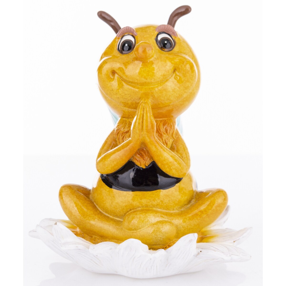 Dekoracja - para kolorowych pszczółek 10x9x9 cm API joginki