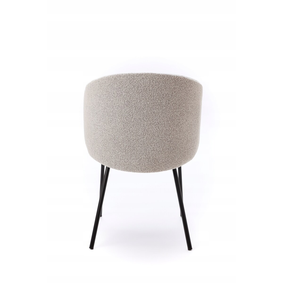 ZESTAW 2 SZTUK Krzesła ZENAR Szaro-Czarne Tapicerowane Nowoczesne Loft