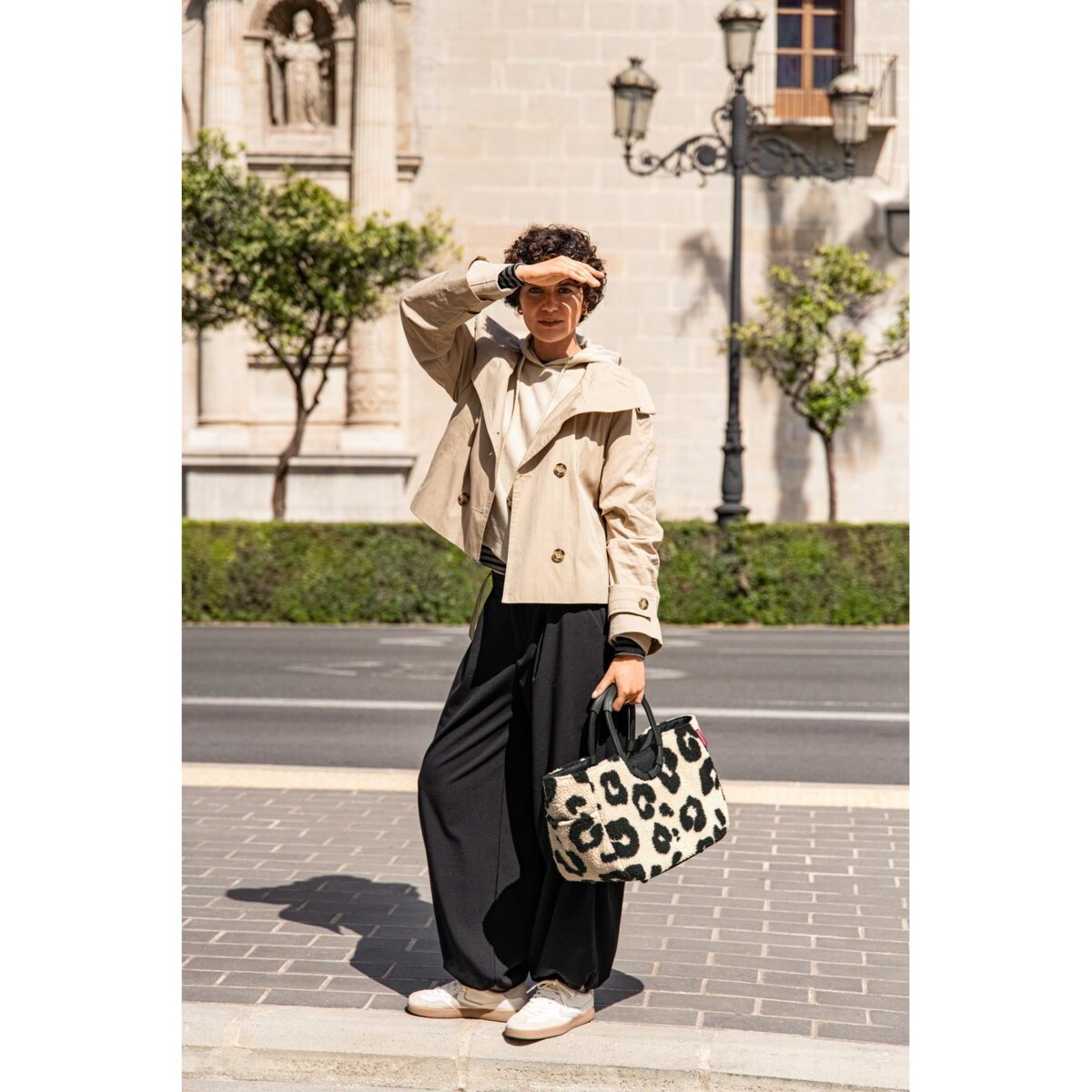 Torba LOOPSHOPPER M, teddy leo cream