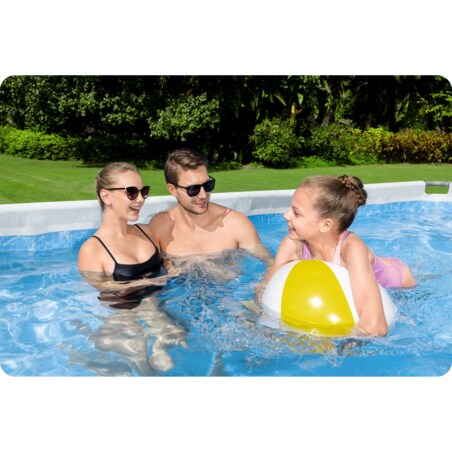 Basen stelażowy prostokątny Bestway 412 x 201 cm