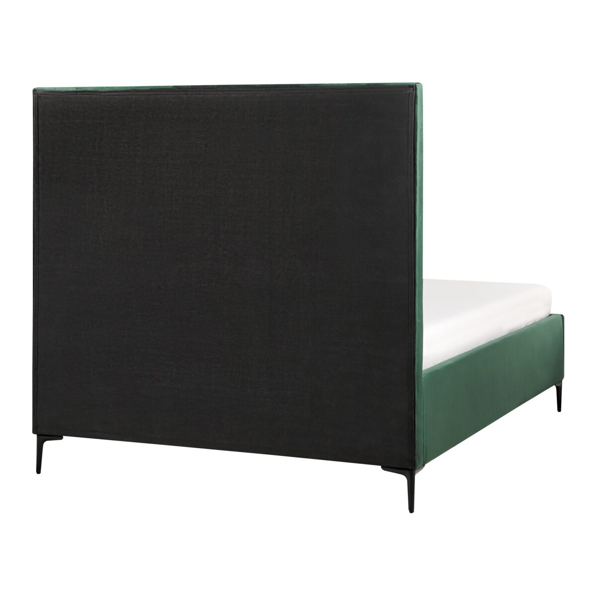 Zestaw mebli do sypialni welurowy 140 x 200 cm zielony SEZANNE