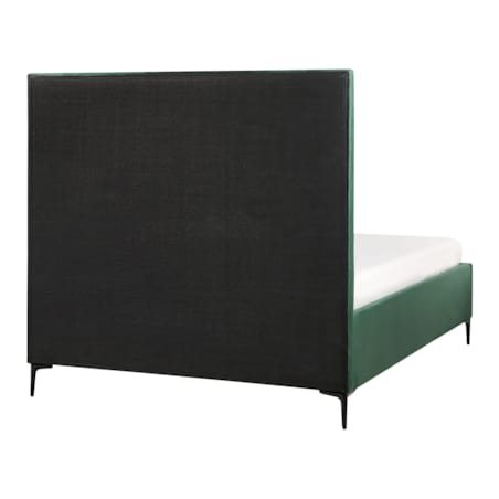 Zestaw mebli do sypialni welurowy 140 x 200 cm zielony SEZANNE