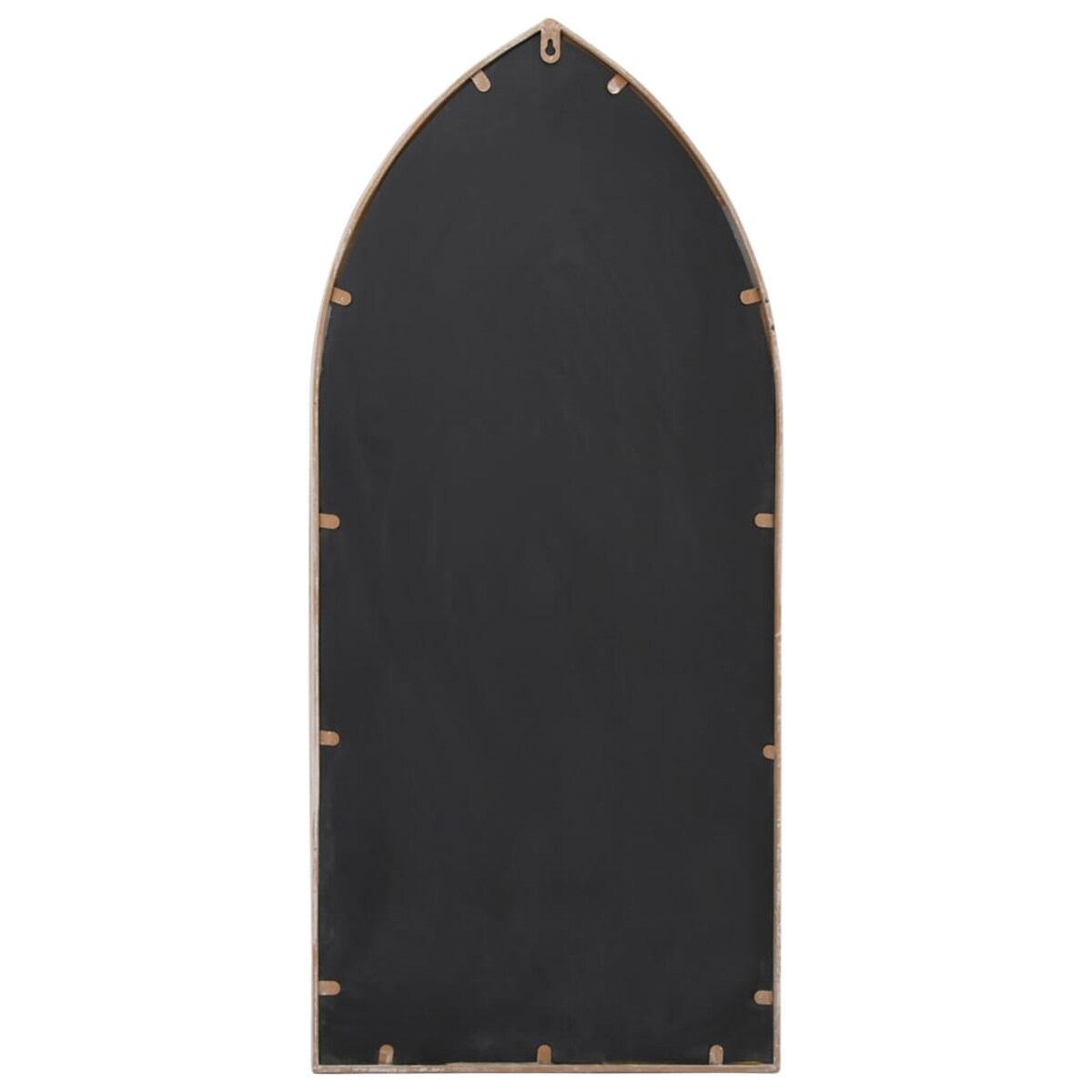 vidaXL Lustro ogrodowe, piaskowe, 100x45 cm, żelazne