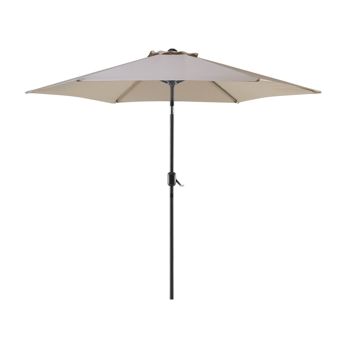Parasol ogrodowy ⌀ 270 cm beżowoszary VARESE