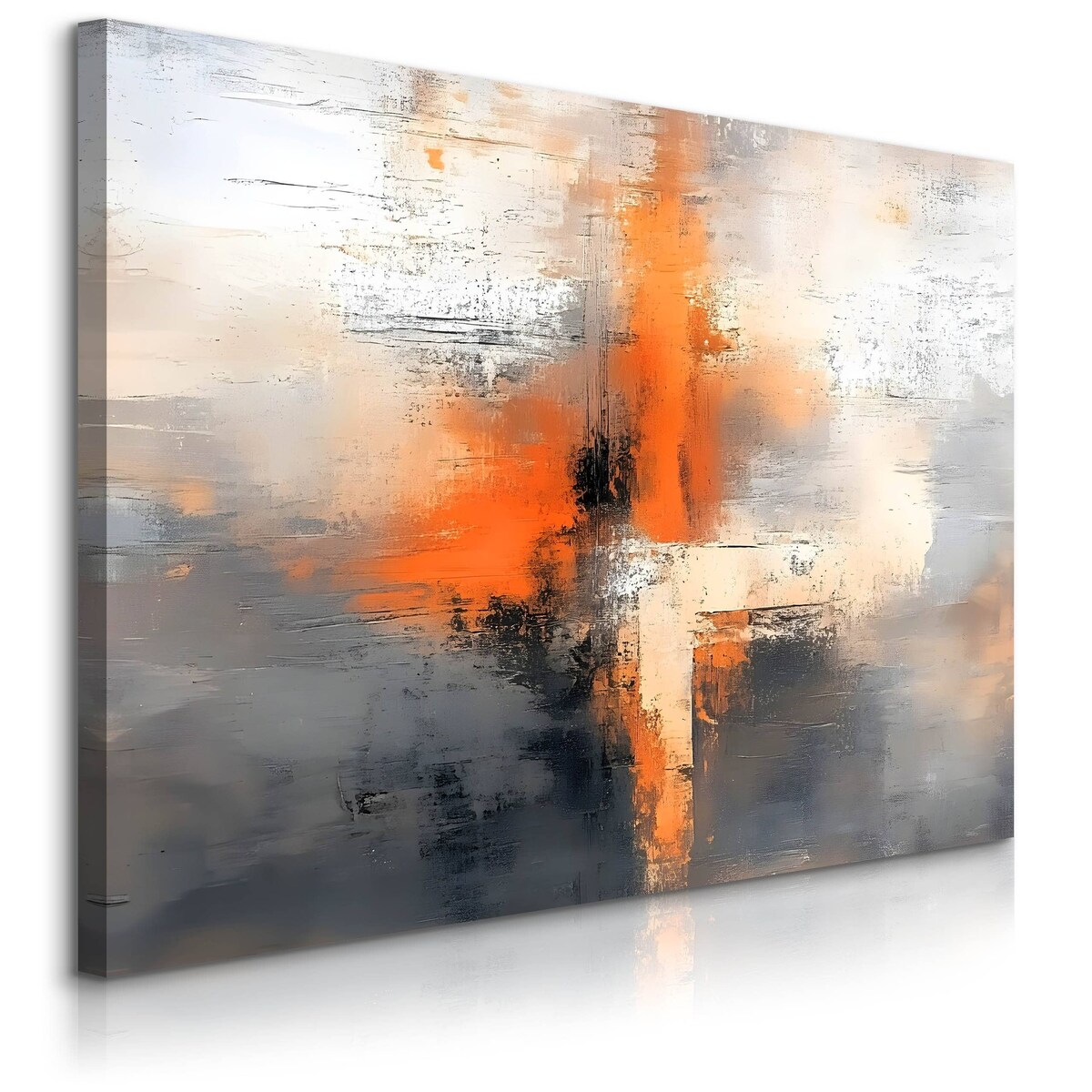 Obraz Na Płótnie Abstrakcja Mural Farba Nowoczesny Styl Glamour 120x80cm