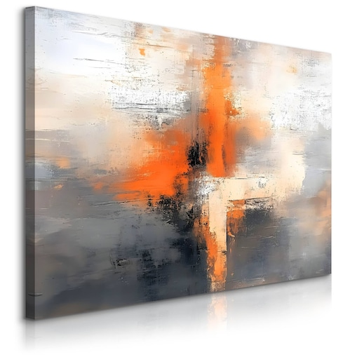 Obraz Na Płótnie Abstrakcja Mural Farba Nowoczesny Styl Glamour 120x80cm