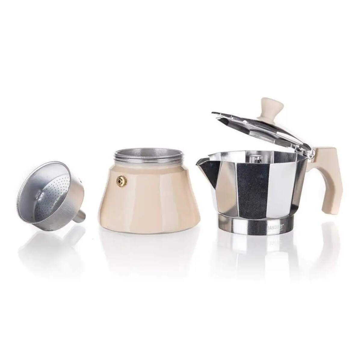 KAWIARKA ZAPARZACZ MOCNEJ KAWY 6 filiżanki espresso mocny smak aluminium