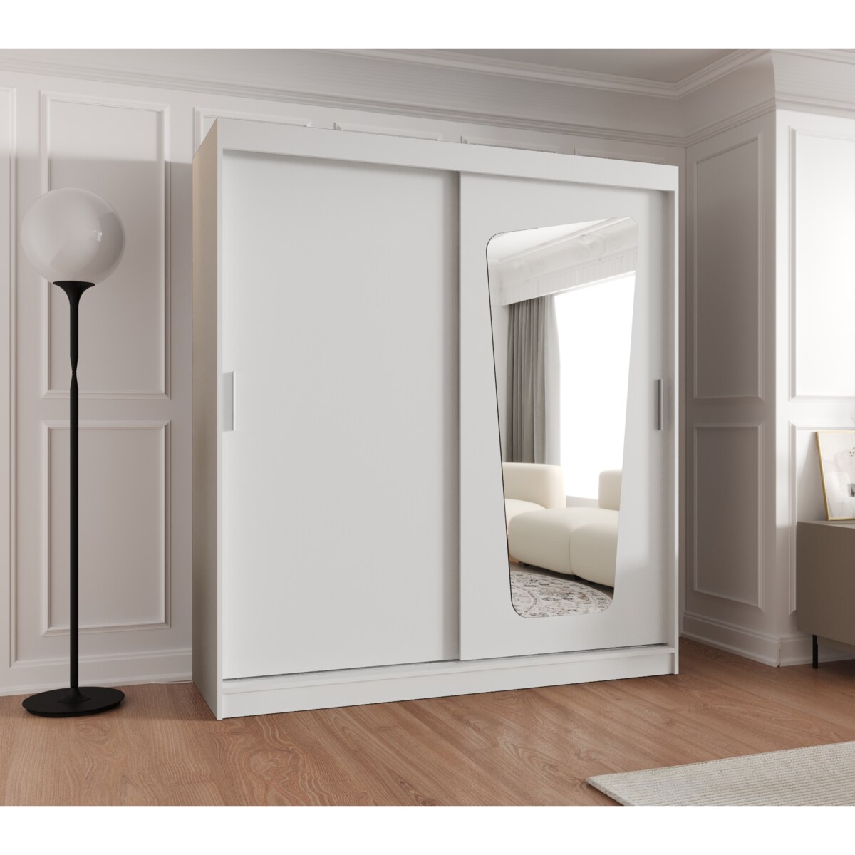 Szafa przesuwna MOKA 180 biały