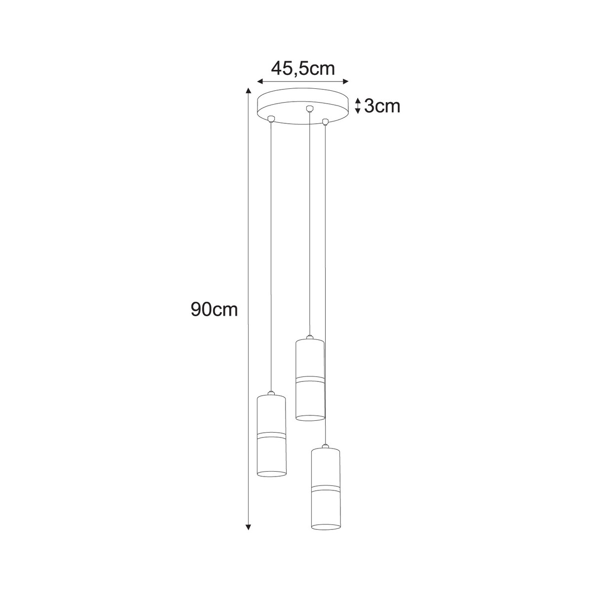 Lampa wisząca K-5242 z serii INES