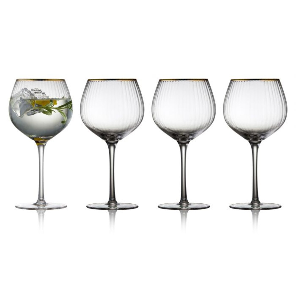 Kieliszki do ginu Palermo 570 ml 4 sztuki złote 12061