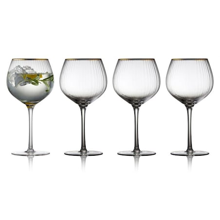 Kieliszki do ginu Palermo 570 ml 4 sztuki złote 12061