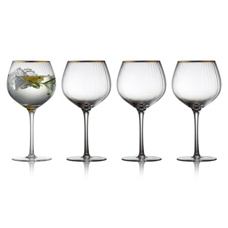 Kieliszki do ginu Palermo 570 ml 4 sztuki złote 12061