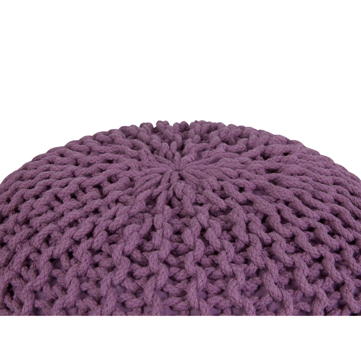 Puf 50 x 35 cm fioletowy CONRAD