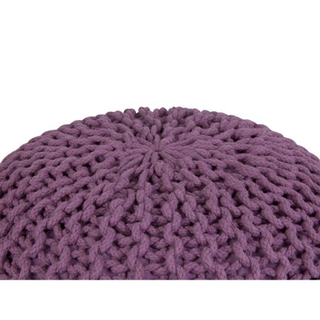 Puf 50 x 35 cm fioletowy CONRAD