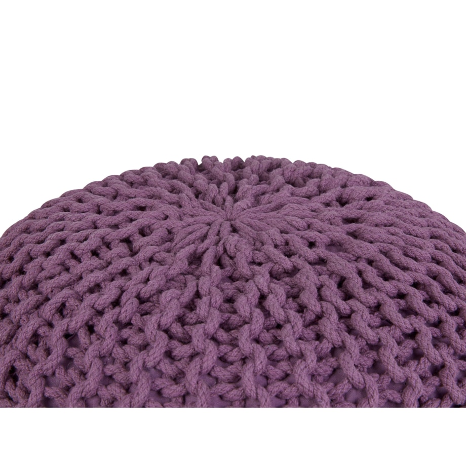 Puf 50 x 35 cm fioletowy CONRAD