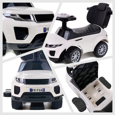 Jeździk FUNFIT KIDS samochodzik dla dzieci pchacz 3w1 do 27 kg