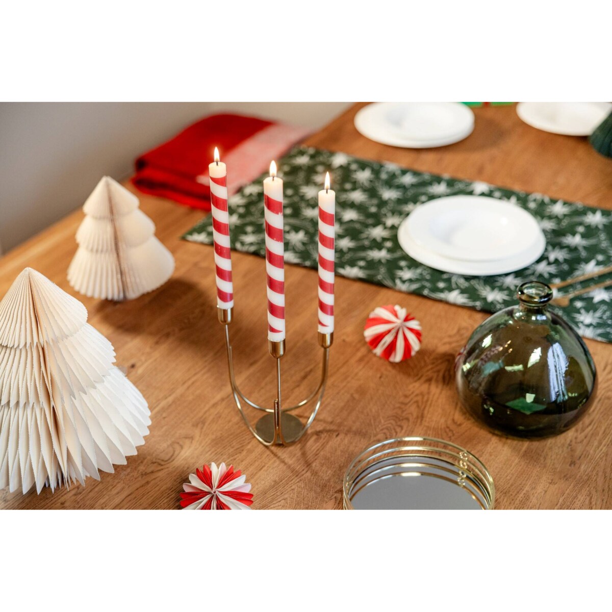 Wazon dekoracyjny, szklany, okrągły, Ø 23 cm