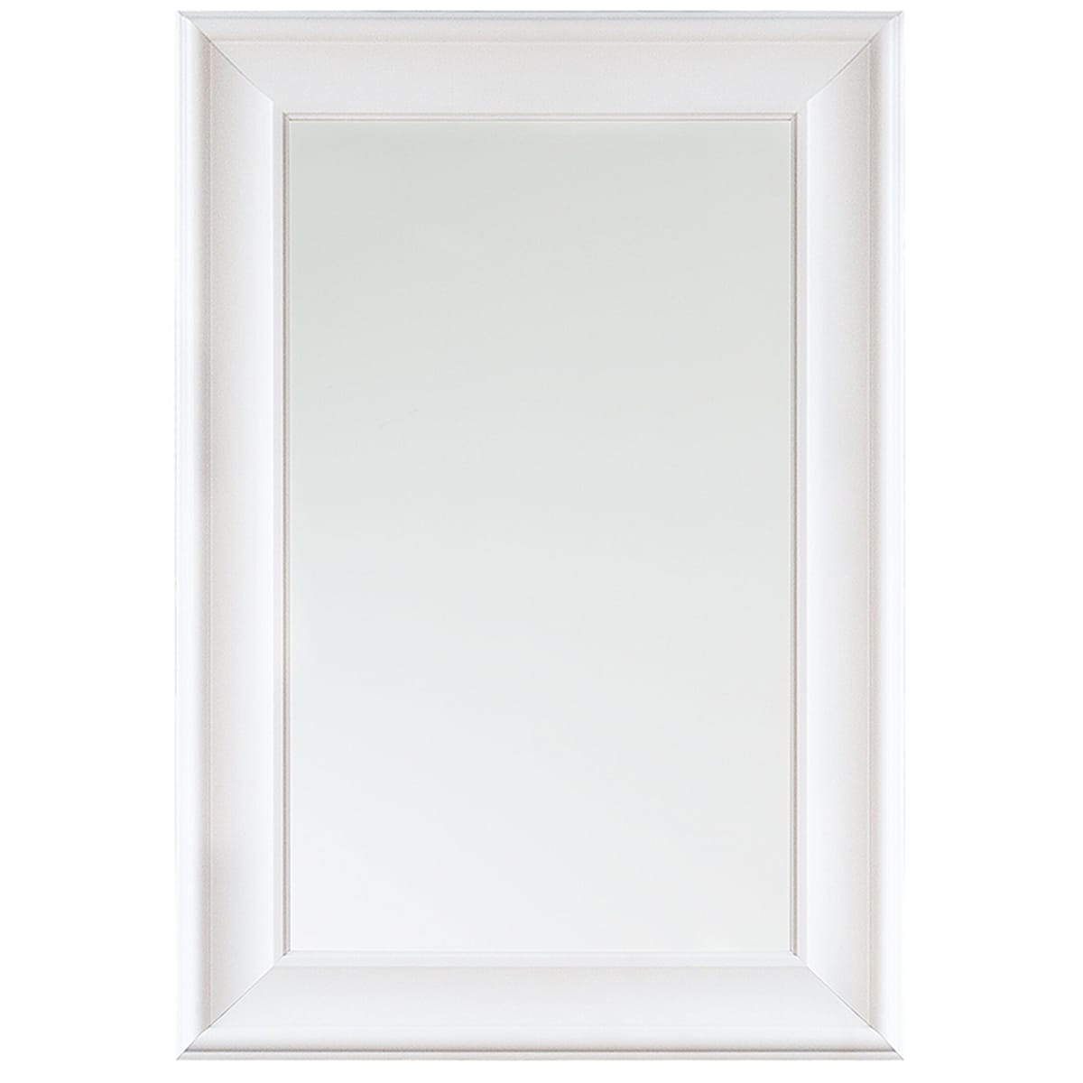 Lustro ścienne LUNEL 60 cm 90 cm Biały
