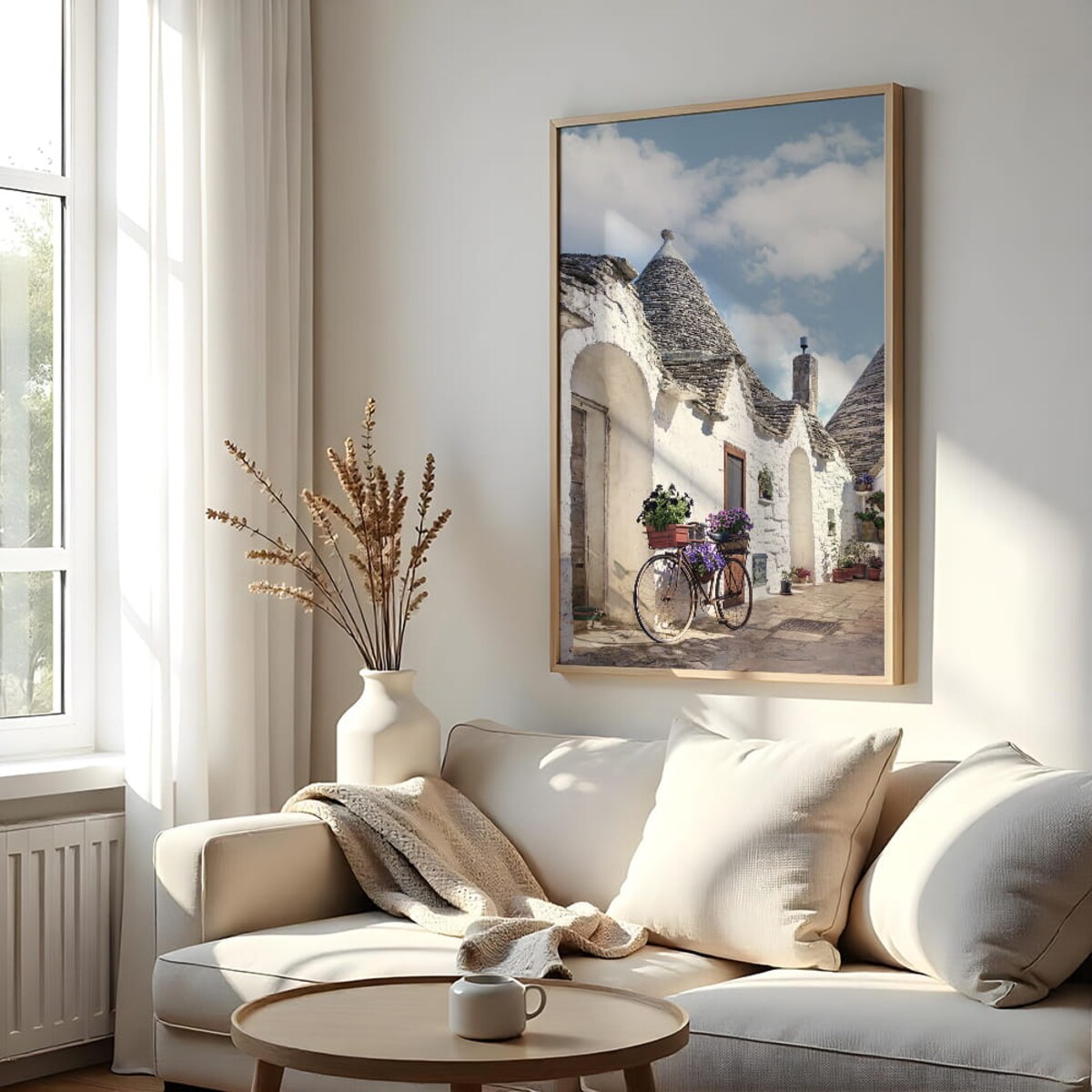 plakat alberobello apulia włochy 50x70