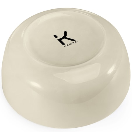 KONSIMO VICTO Zestaw misek dla 6 osób (6 elementów) beżowy